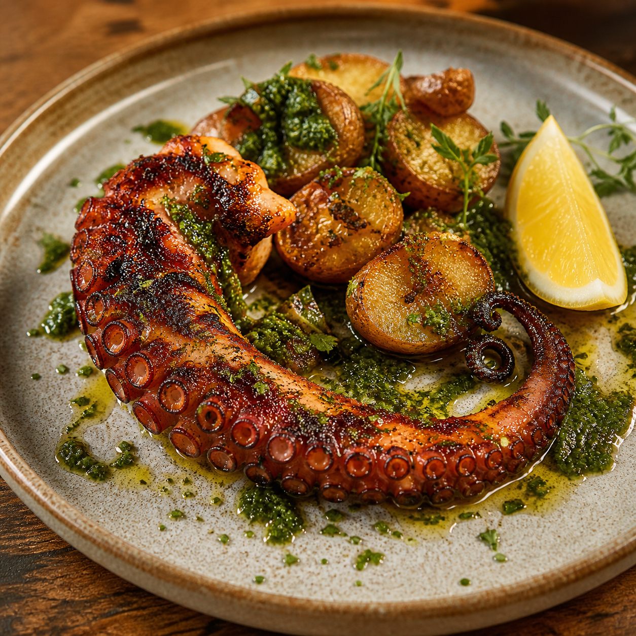 Pulpo a la parrilla